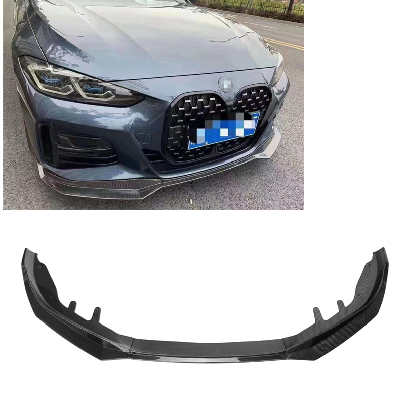 Carbon Fiber Front Lip (3Pcs) - BMW G22 G23 4 Series 2 doors