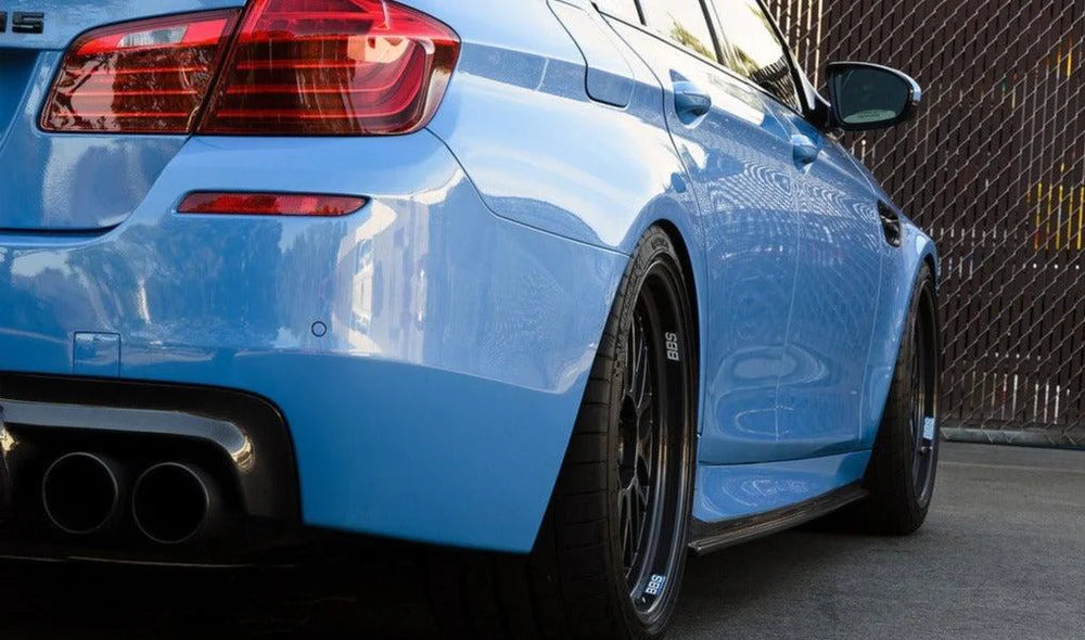 3D Style Carbon Fiber Side Skirt Extension - BMW F10 M5 & F10 5-Series M-Sport