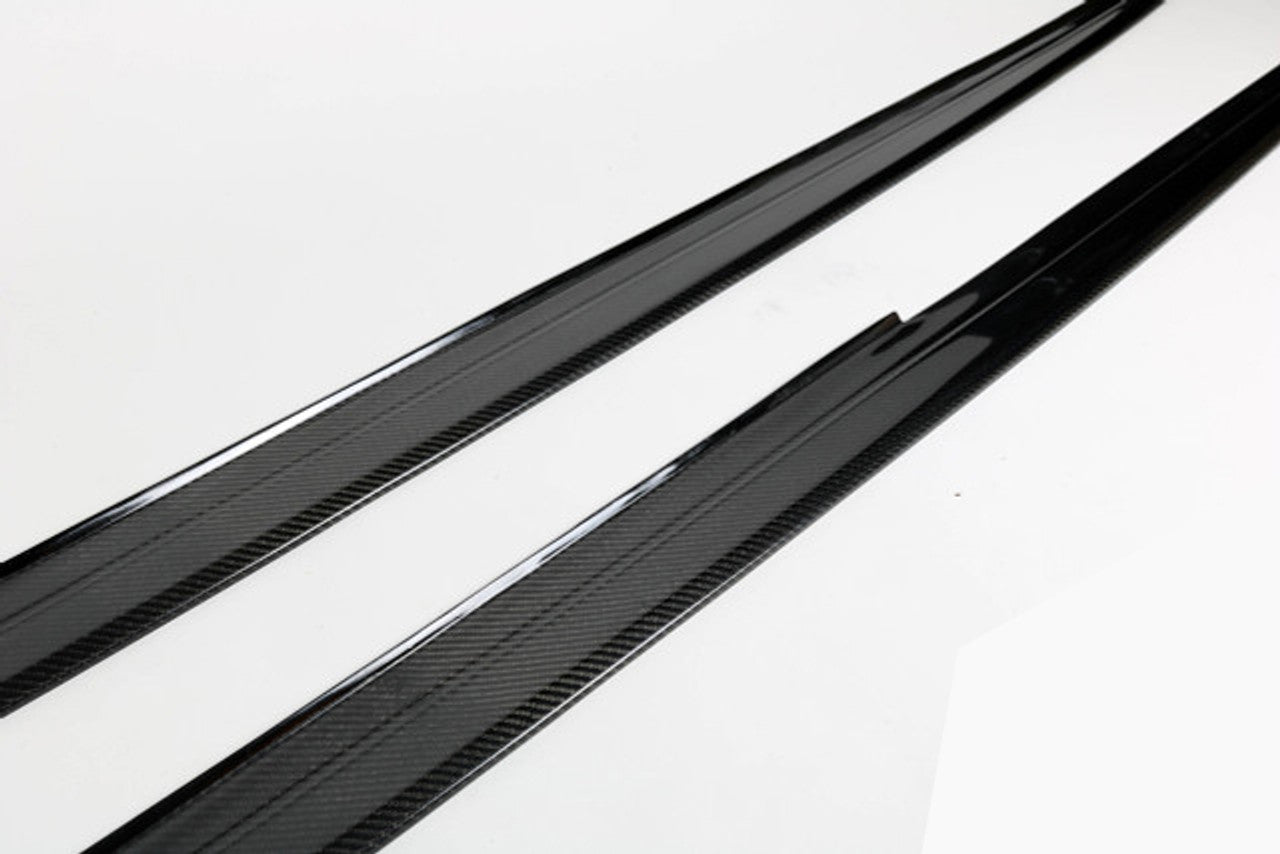 M Performance Style Carbon Fiber Side Skirt Extension - BMW F30 3-Series & F32 4-Series