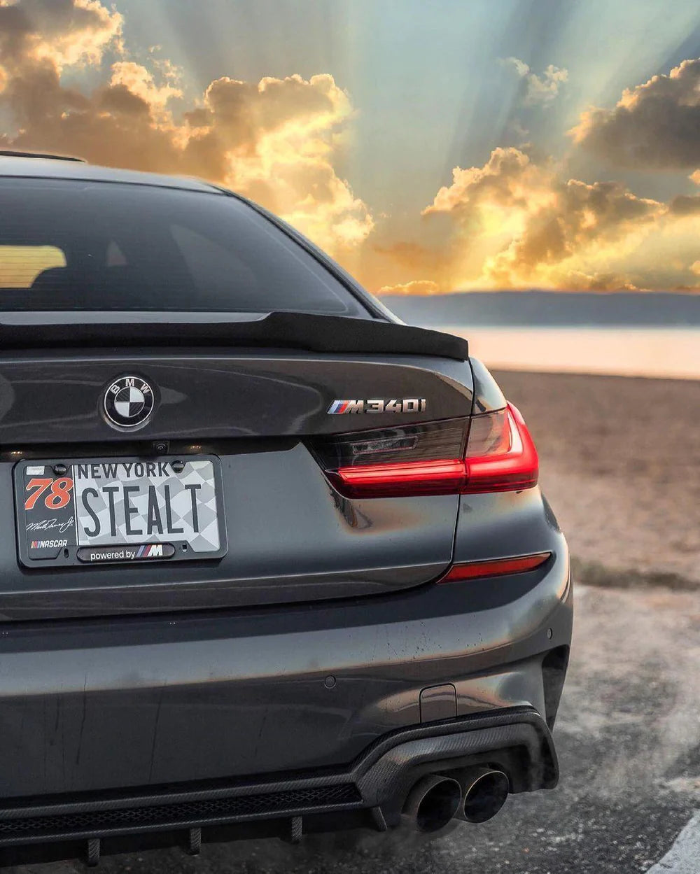 CS Style Carbon Fiber Trunk Spoiler - BMW G80 M3 & G20 3 Series
