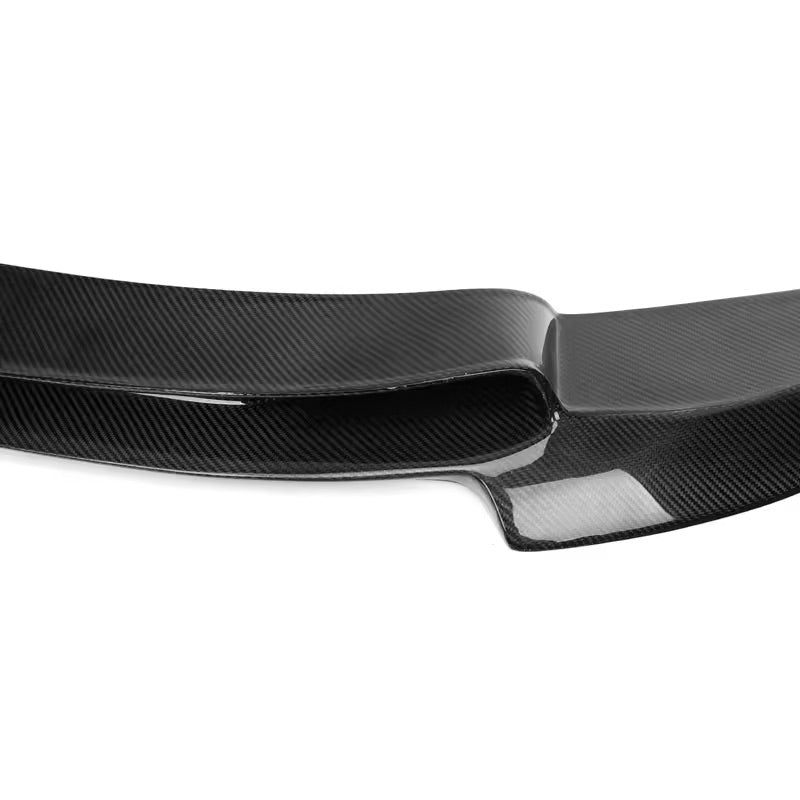 V Style Carbon Fiber Front Bumper Lip - BMW F12 F13 F06 M6 & 6 Series M Sport