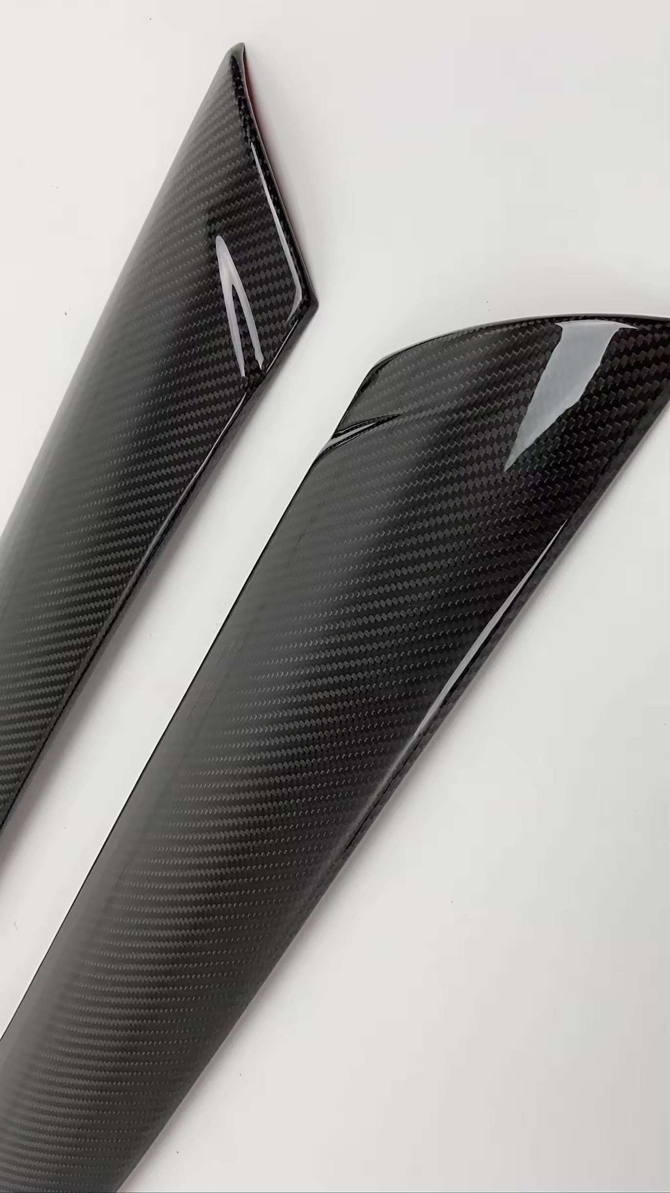Carbon Fiber A Pillar Trim Cover Set - MK5 Toyota Supra A90