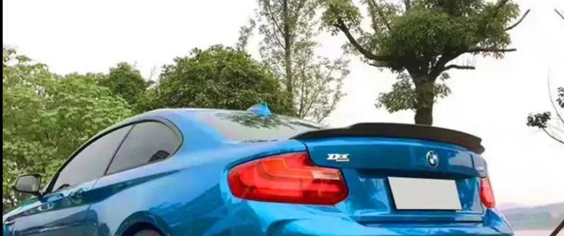 C74 Style Carbon Fiber Rear Trunk Spoiler - BMW F87 M2 & F22 2-Series