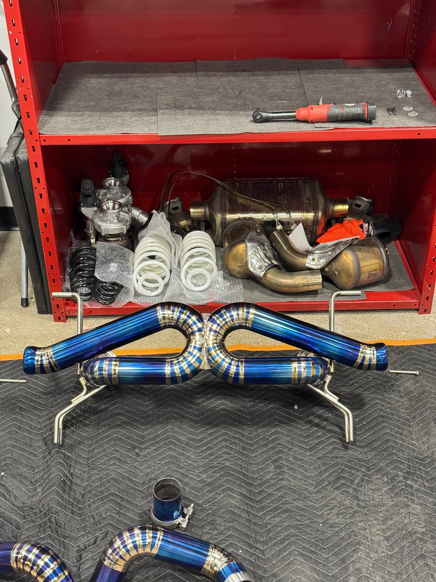 Project M Audi R8 Titanium F1 Exhaust System