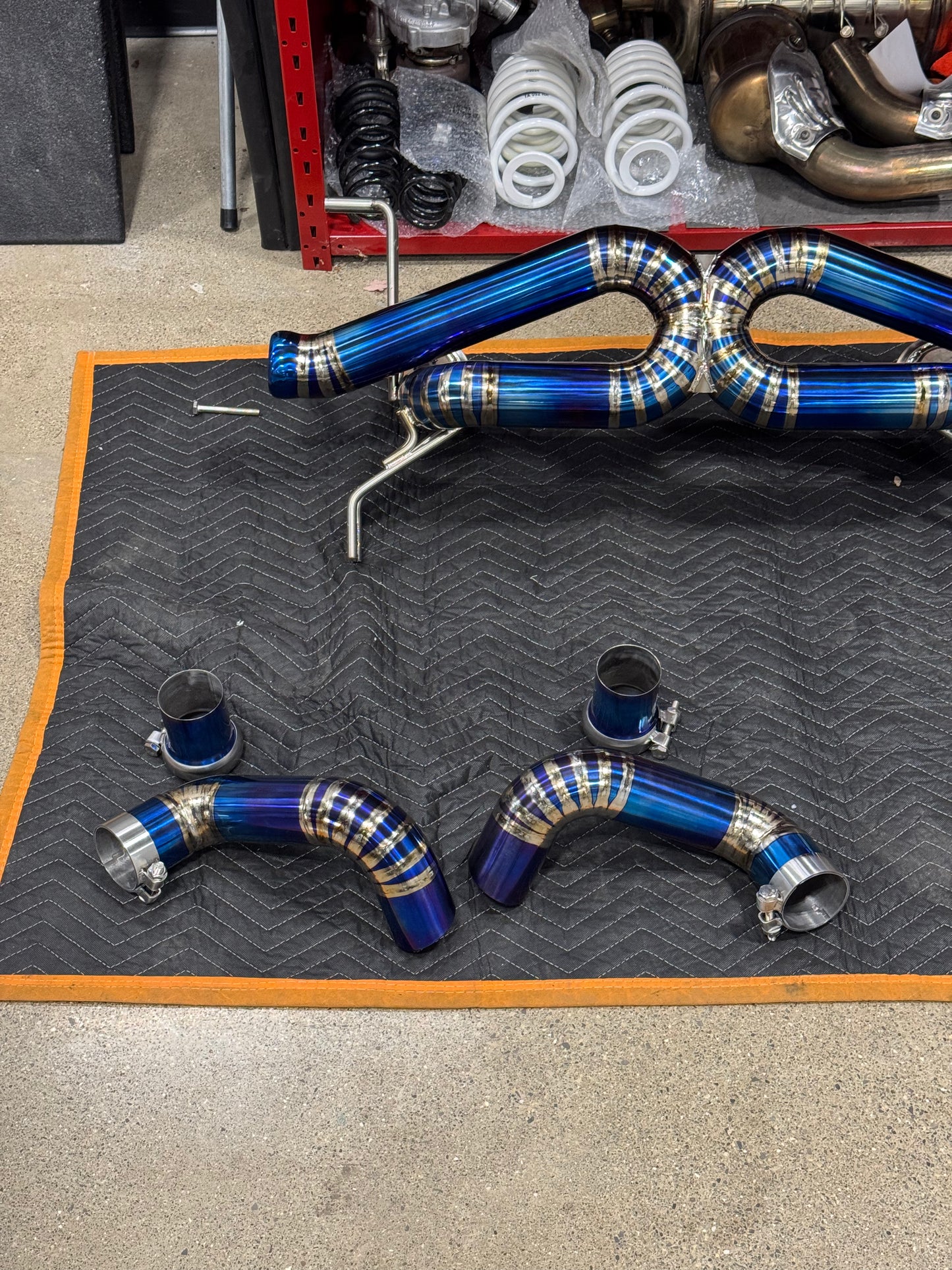 Project M Audi R8 Titanium F1 Exhaust System