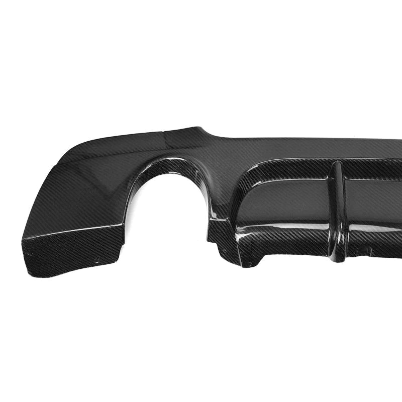 M Style Carbon Fiber Rear Diffuser - BMW 3-Series E92 / E93 M-Sport LCI