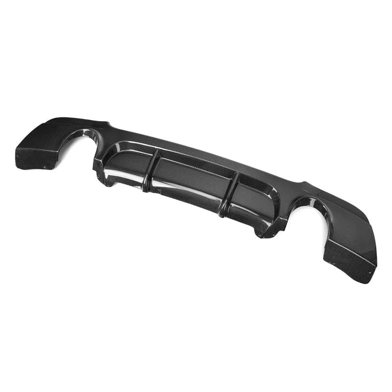 M Style Carbon Fiber Rear Diffuser - BMW 3-Series E92 / E93 M-Sport LCI