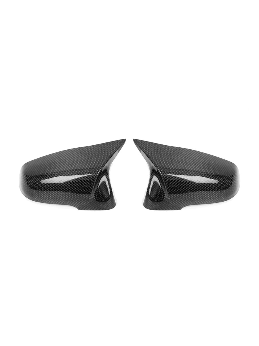 M Style Carbon Fiber Mirror Cover Replacements - MK5 Toyota Supra A90