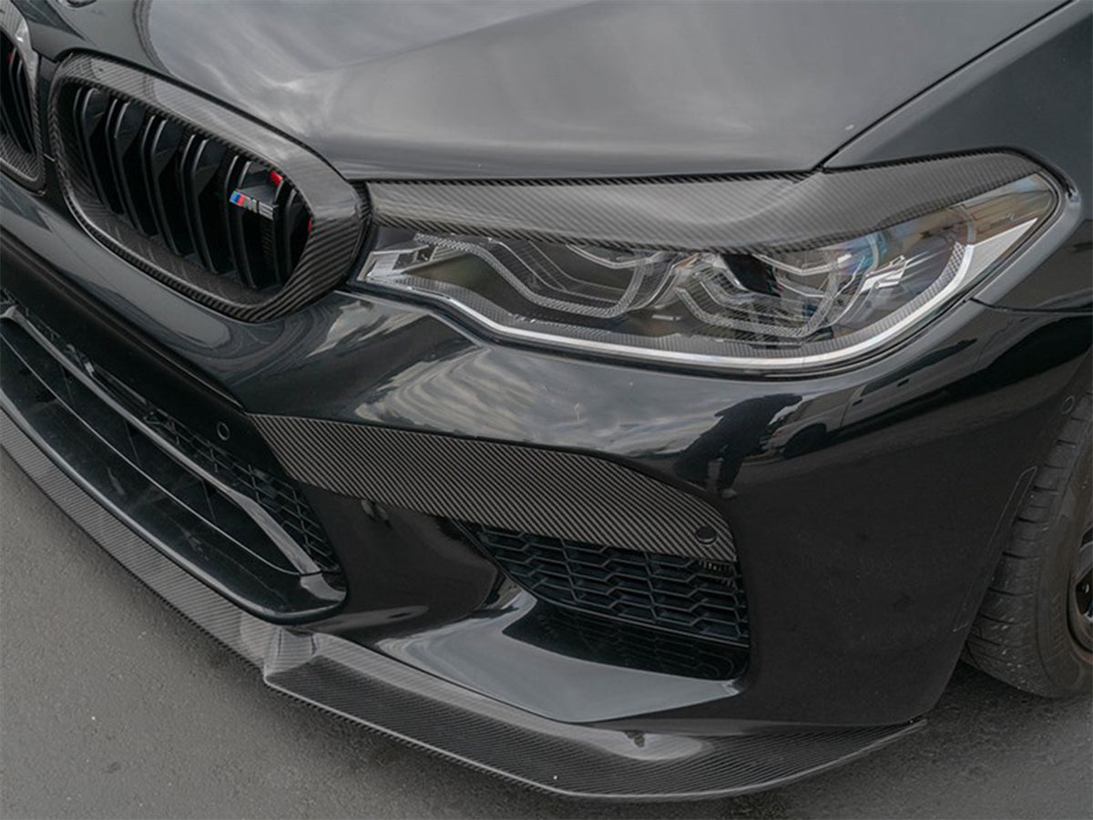 Carbon Fiber Eyelid Headlight Trim - BMW F90 M5 & BMW G30 5-Series Pre-LCI