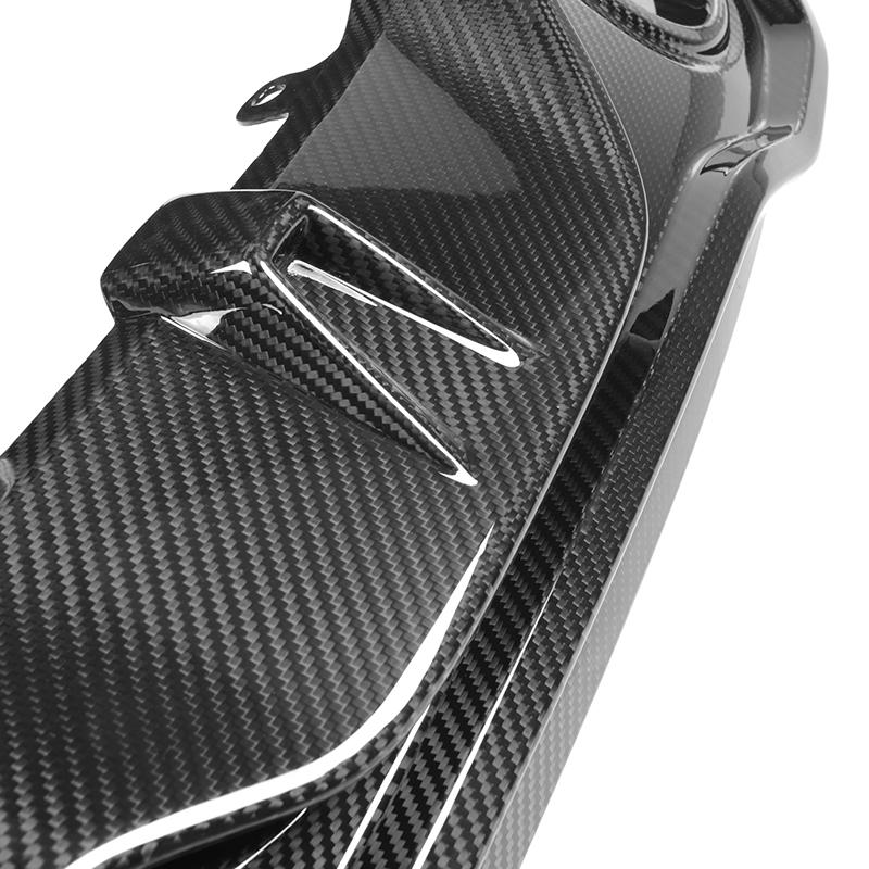 X Style Dry Carbon Fiber Rear Diffuser With Splitter - BMW G26 4 series Gran coupe
