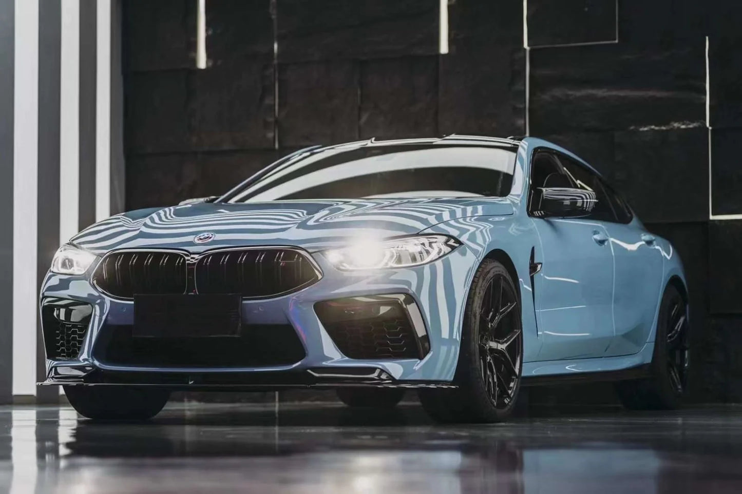 AC Style Carbon Fiber Front Lip - BMW F91 / F92 / F93 M8