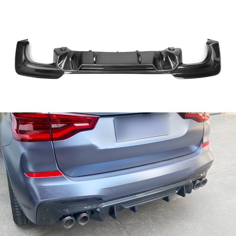 Cp Style Carbon Fiber Rear Diffuser - BMW G01 X3 M Sport