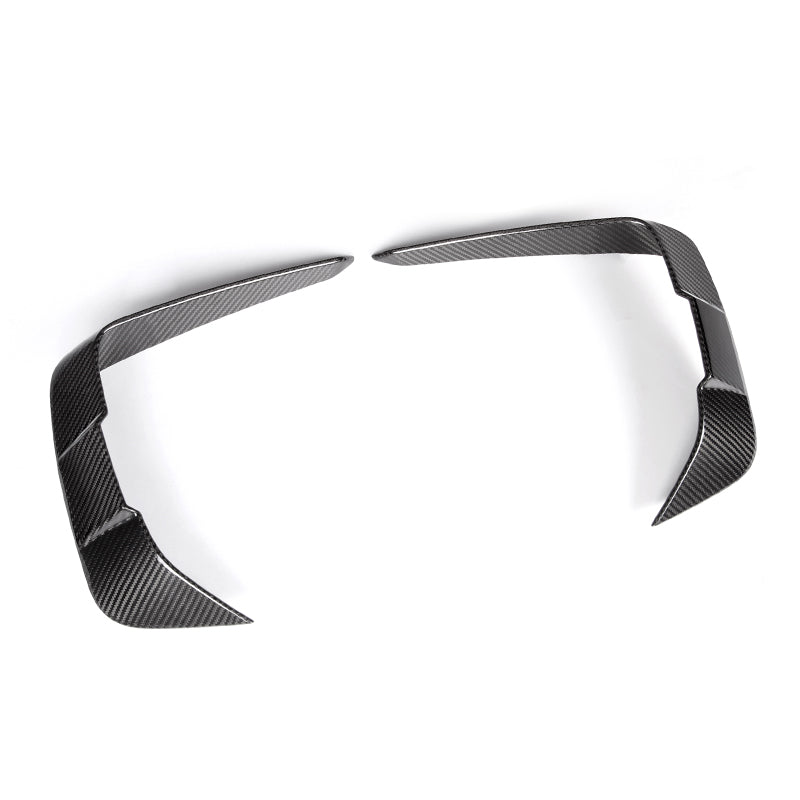 X Style Dry Carbon Fiber Front Bumper Upper Splitter - BMW G14 G15 G16 8 series M Sport