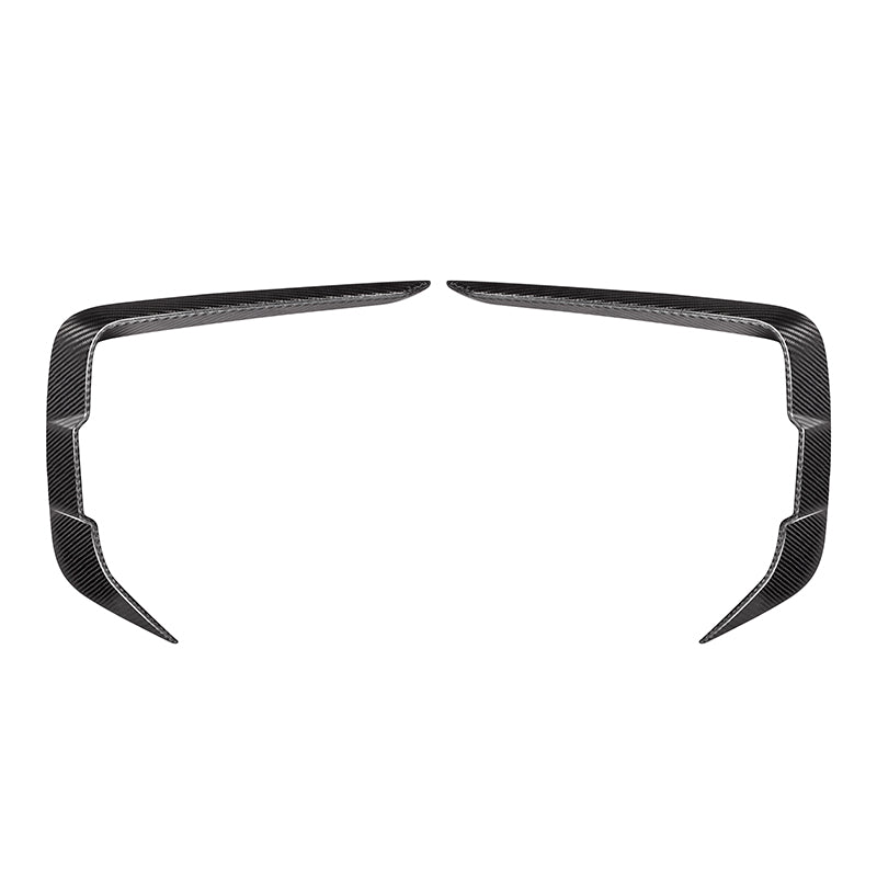 X Style Dry Carbon Fiber Front Bumper Upper Splitter - BMW G14 G15 G16 8 series M Sport
