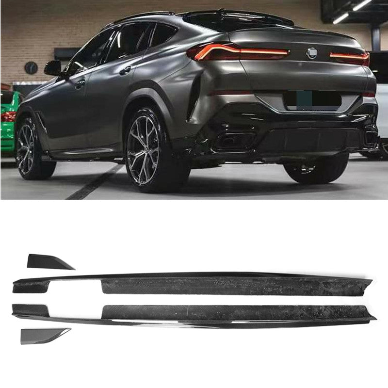 Carbon Fiber Side Skirt 4Pcs - BMW G06 X6 M Sport