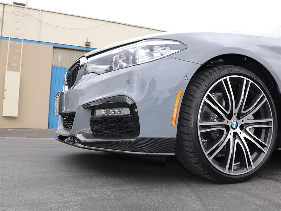 MP Style Carbon Fiber Front Lip Splitters - BMW G30 5-Series