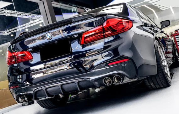 FD Style Carbon Fiber Rear Diffuser - BMW G30 5 Series Pre-LCI