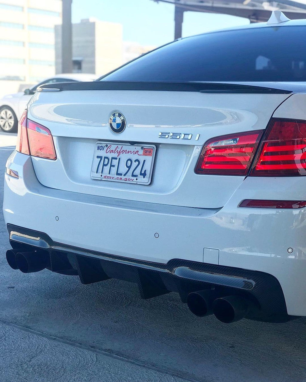 Dtm Style Carbon Fiber Diffuser - BMW F10 M5 & F10 5-Series M-Sport