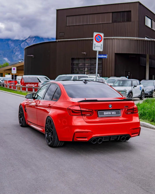 CS Style Carbon Fiber Rear Spoiler - BMW F80 M3 & F30 3 Series