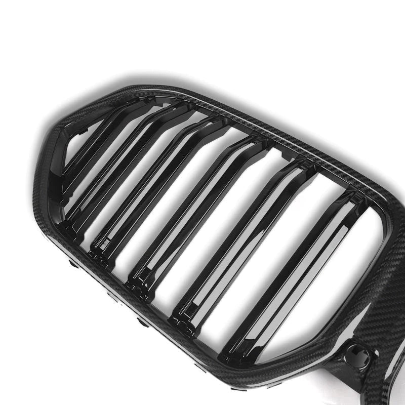 Dual Slat Grille Abs Gloss Black With M Stripes - BMW G06 F96
