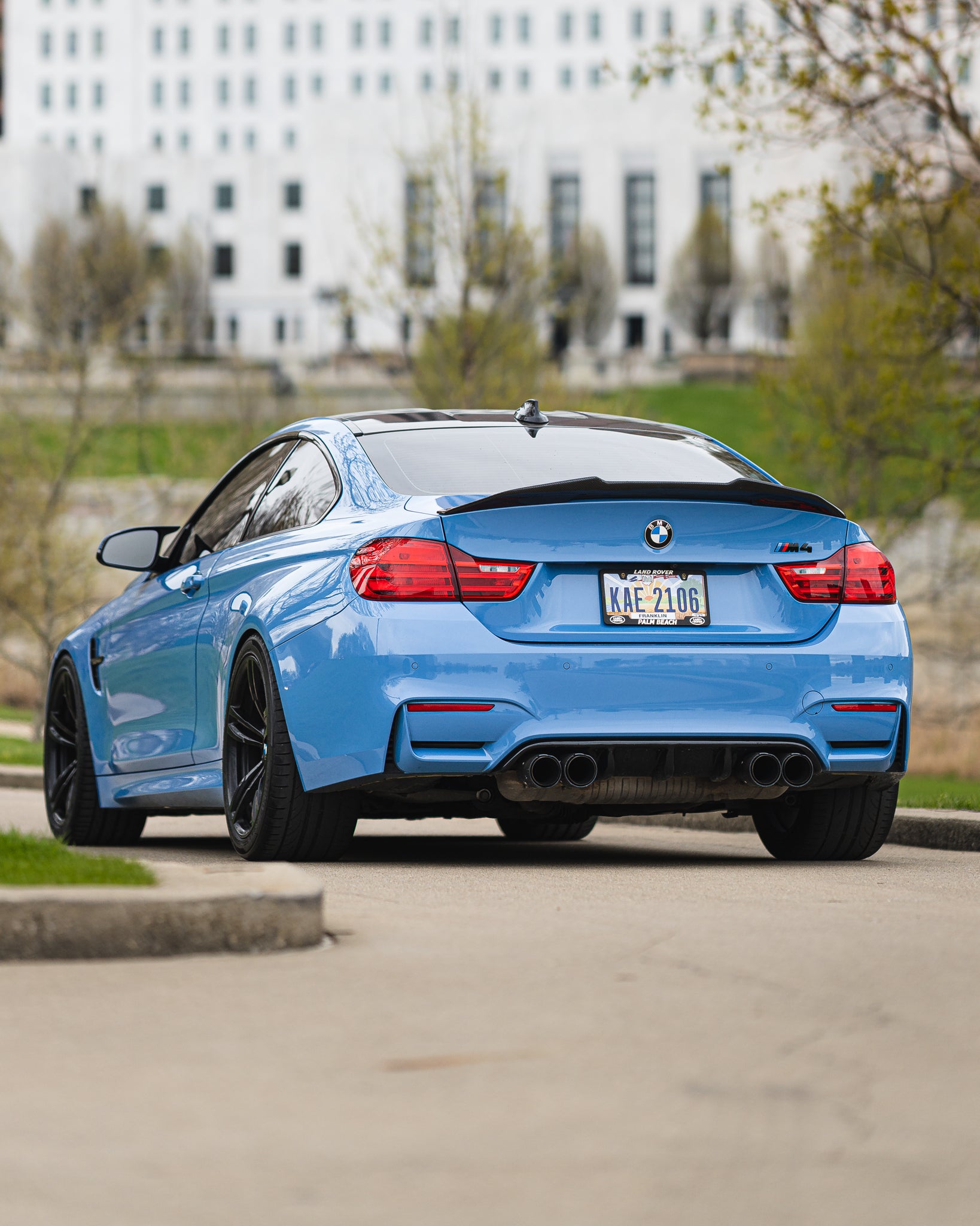 M Performance Style Carbon Fiber Rear Diffuser - BMW F80 M3 & F82 / F8 ...