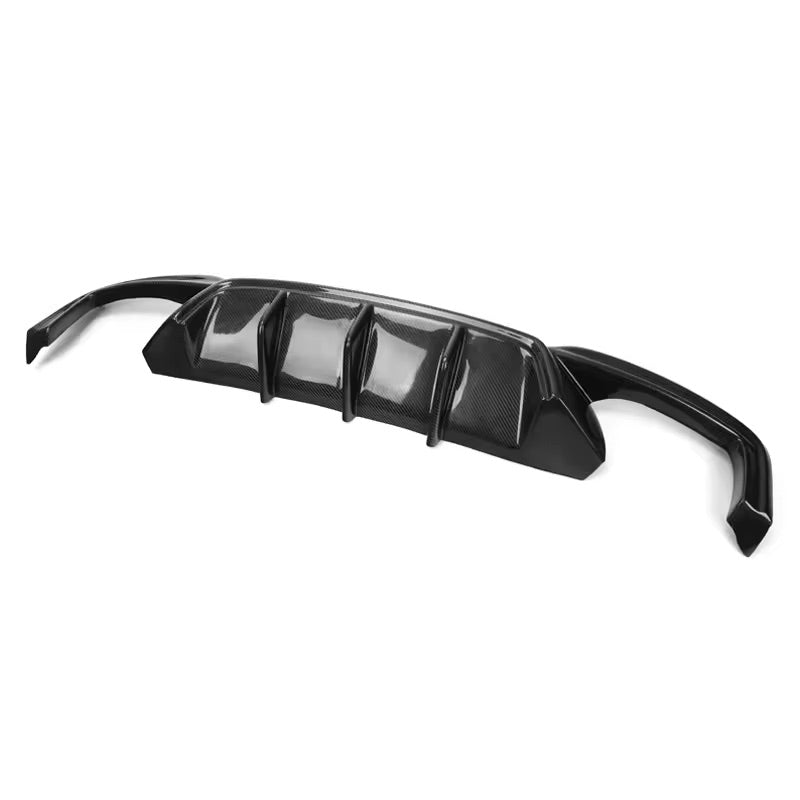 MP Style Carbon Fiber Rear Diffuser - BMW M6 F12 / F13 / F06 & 6-Serie ...