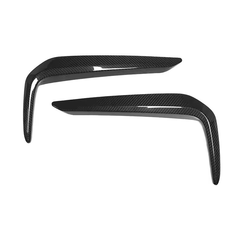 Carbon Fiber Front Fog Light Trim - BMW G30 5-Series Pre-LCI