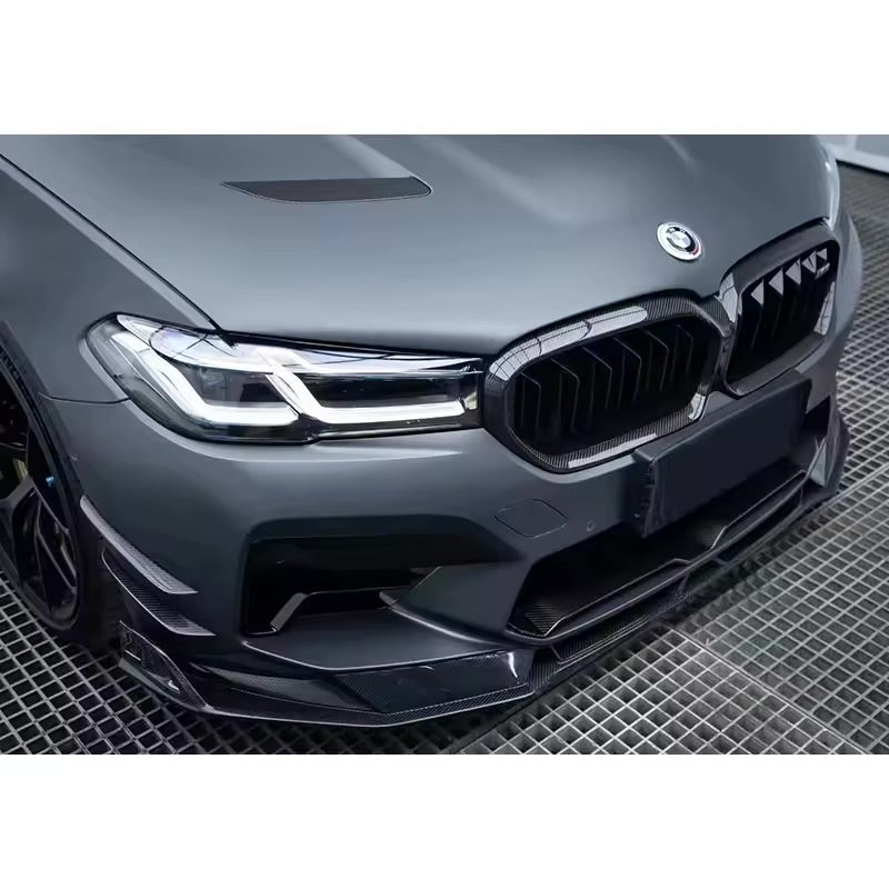 AE Style Carbon Fiber Front Lip - BMW F90 M5 LCI