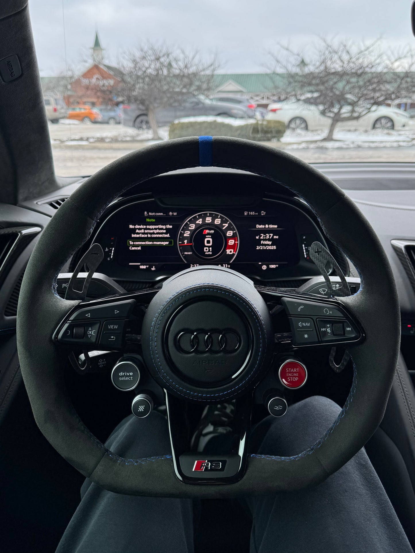 Carbon Fiber Magnetic Paddle Shifter Set - Audi R8