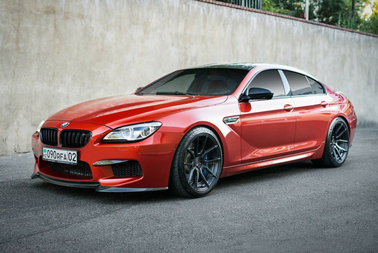 V Style Carbon Fiber Front Bumper Lip - BMW F12 F13 F06 M6 & 6 Series M Sport