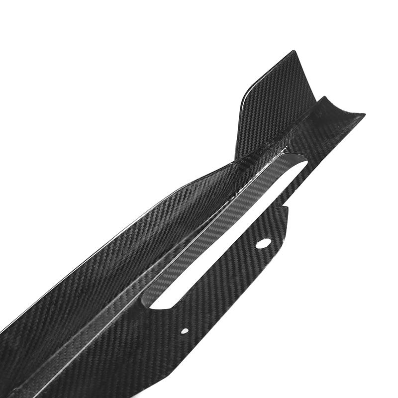 Sq Style Dry Carbon Fiber Side Skirt Extension - BMW G22 G23 4 Series 2 doors