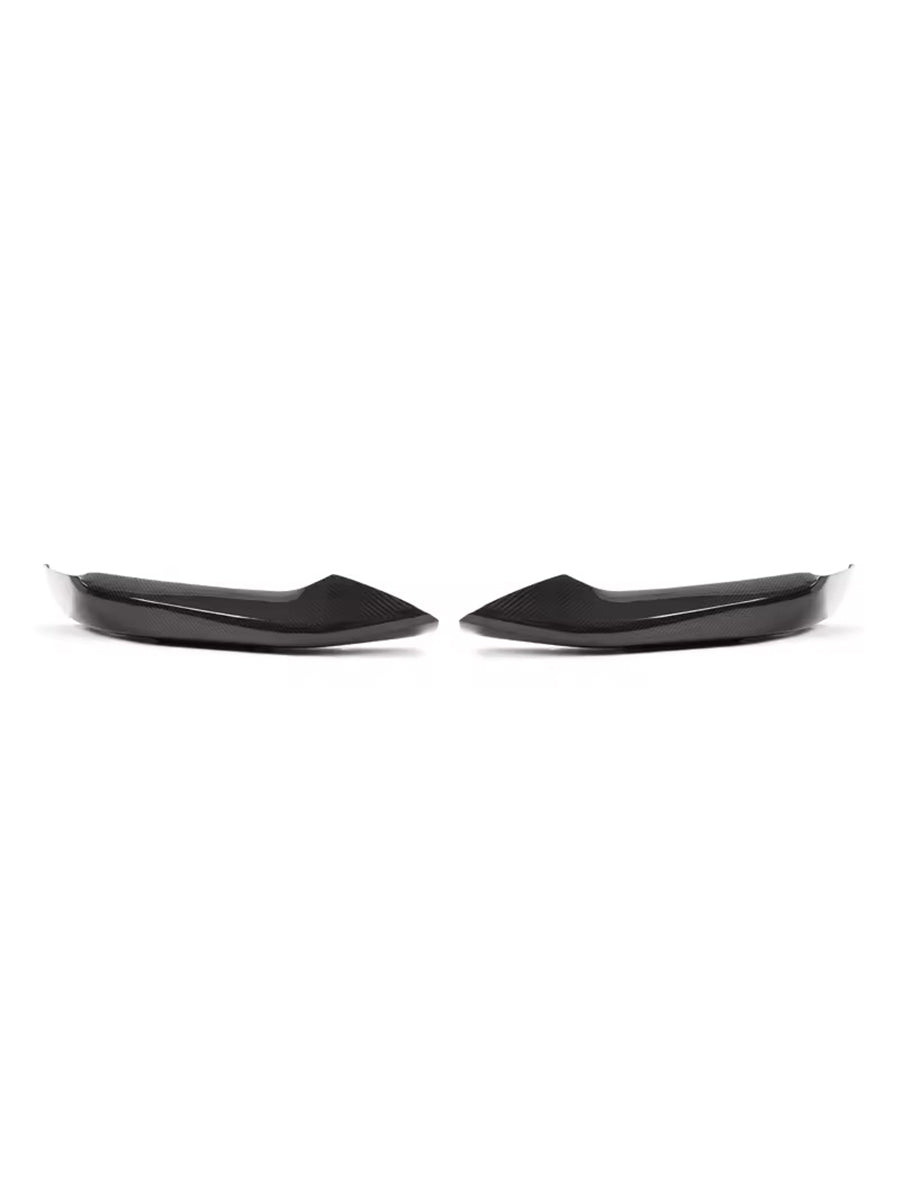 MP Style Carbon Fiber Front Lip Splitters - BMW G30 5-Series