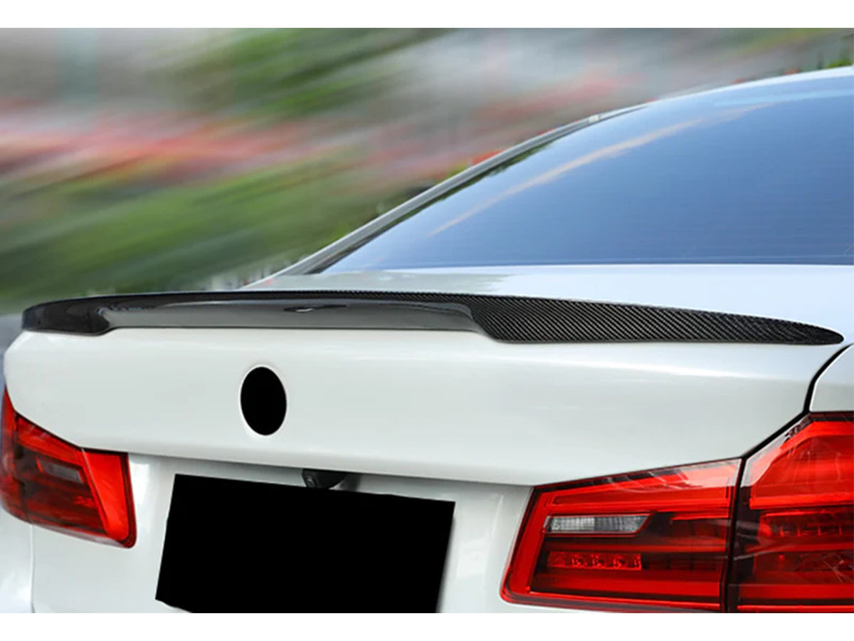 P Style Carbon Fiber Rear Spoiler - BMW G30 & 5-Series F90 M5 – Motivo ...