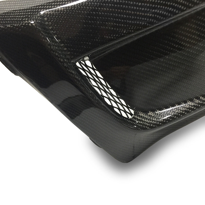 Exot Style Carbon Fiber Rear Diffuser Left And Right Dual Out - BMW F22 2 series M SportM Sport M235i