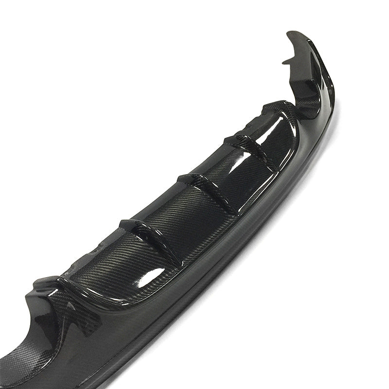 Exot Style Carbon Fiber Rear Diffuser Left And Right Dual Out - BMW F22 2 series M SportM Sport M235i