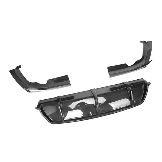 Carbon Fiber Rear Diffuser 3Pcs - BMW G06 X6 M Sport