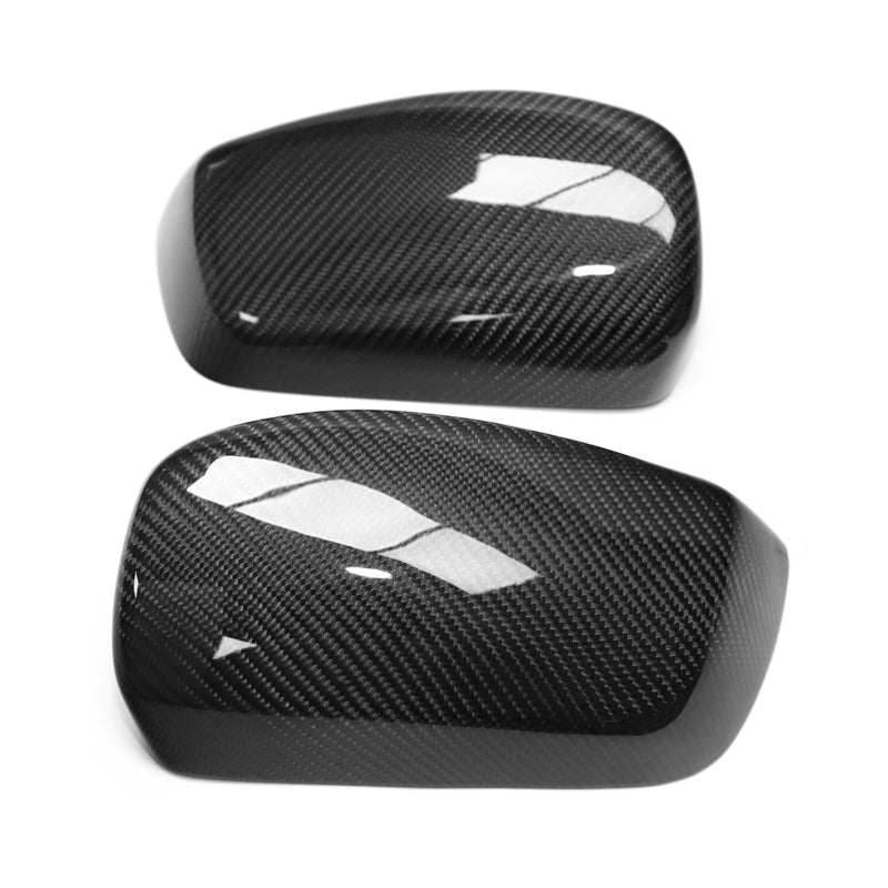 Oem Style Carbon Fiber Mirror Cover Replacement - BMW E60 5 Series pre LCI