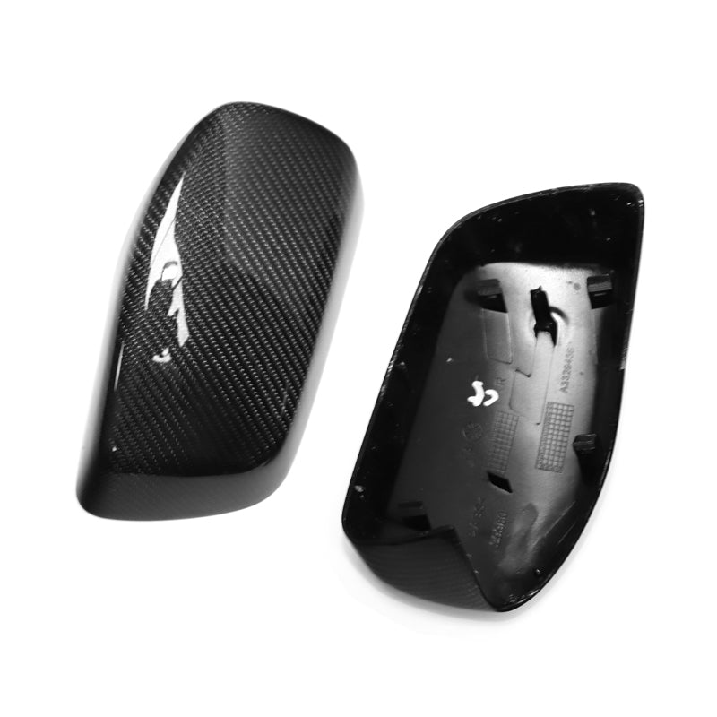 Oem Style Carbon Fiber Mirror Cover Replacement - BMW E60 5 Series pre LCI